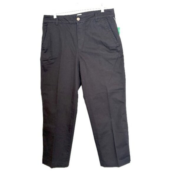 Gap High Rise Girlfriend Khakis Sz 12 - Picture 2 of 6